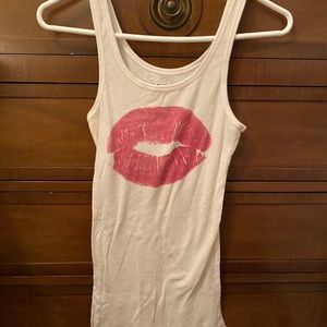 Charlotte Russe White Tanktop Size Medium